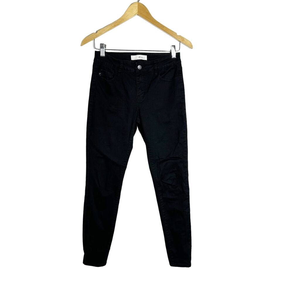 KanCan Women's Jeans Skinny Mid Rise Stretch Style KC11214BK Black sz 7/27